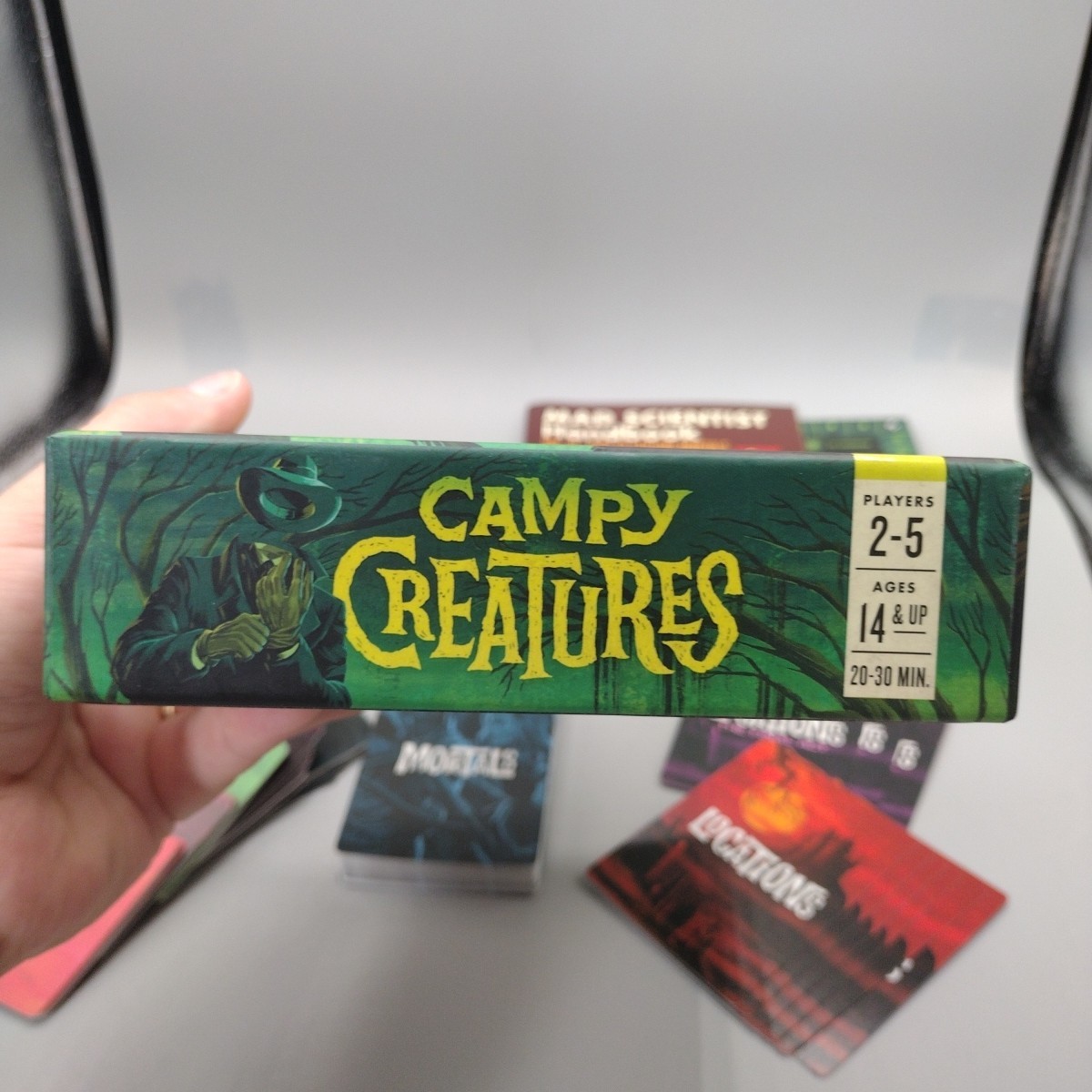 Campy Creatures Ghoulish Game of Deduction Bluffing Board Game MISSING 1 CARD