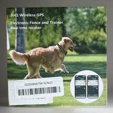 UJQW GPS  Wireless Dog Fence Tracking Training Collar -No Subscription Required