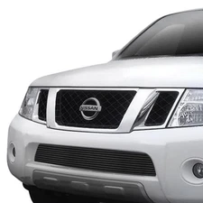 For Nissan Pathfinder 08-12 1-Pc Black 8x6 mm Horizontal Billet Bumper Grille