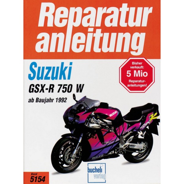 Suzuki GSX-R 750 W Baujahre Ab 1992 Reparaturanleitung Reparaturhandbuch-image