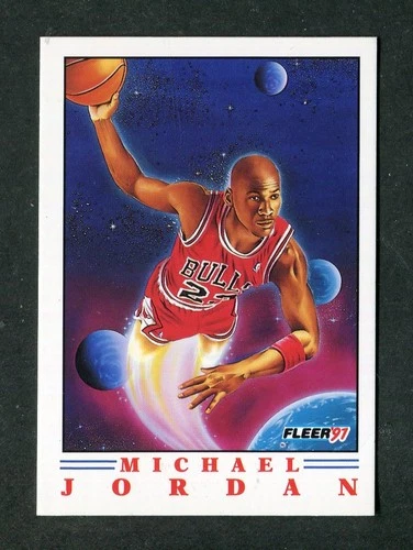 Michael Jordan Pro-Vision 1991-92 Fleer NBA Basketball Insert Card #2 of 6
