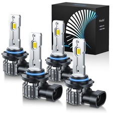 LED Bulbs Combo Fog Lights Bulb, 1:1 Mini Size Fanless, 9005 9006 Cool White