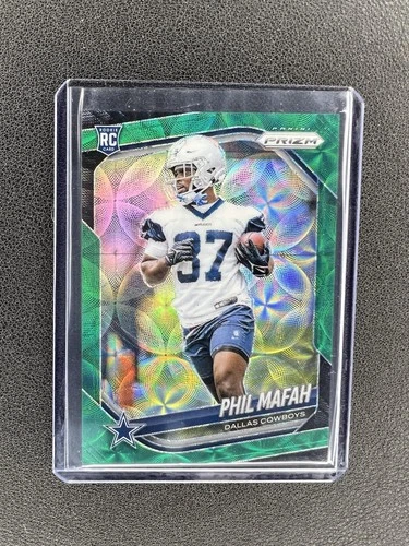 2025 Panini Prizm Phil Mafah RC Green Scope Rookie #/75 Cowboys