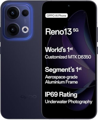 Oppo. Reno13 5G (Luminous Blue, 8GB RAM+ 128GB Storage) | Mediatek Dimen