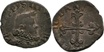 Italy Lombardy Milano Sesino O.J. Philip III  1.4g Original Coin #HEG276