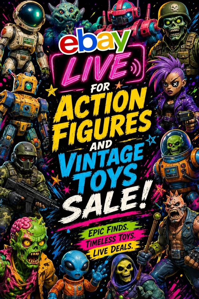 Action Figures & Vintage Toys Sale! DC, Marvel, Other Vintage Figs & More