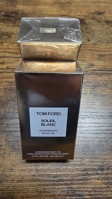 TOM FORD SOLEIL BLANC SHIMMERING BODY OIL GOLD 1.5 OZ / 45 ML NEW SEALED