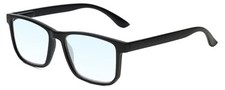 Calabria R861 Blue Light Reading Glasses 0.25 Black Men Women Trendy Eyeglasses