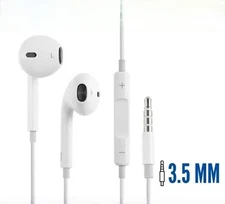 Headphones Earphones 3.5mm For iPhone 6/5/4/iPad/Air Wired Earbuds US Stock