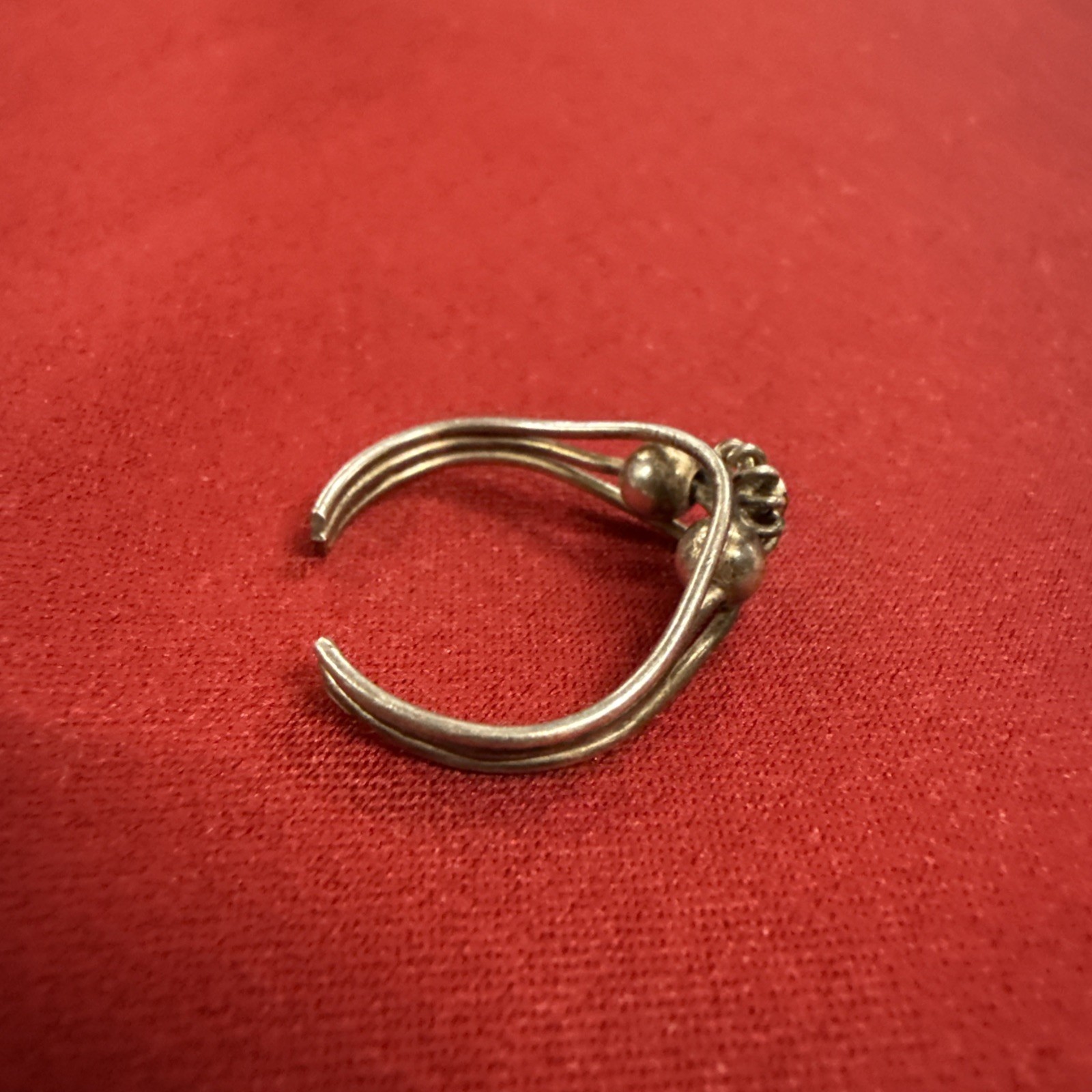 Silver Sun Adjustable Toe Ring - image 4