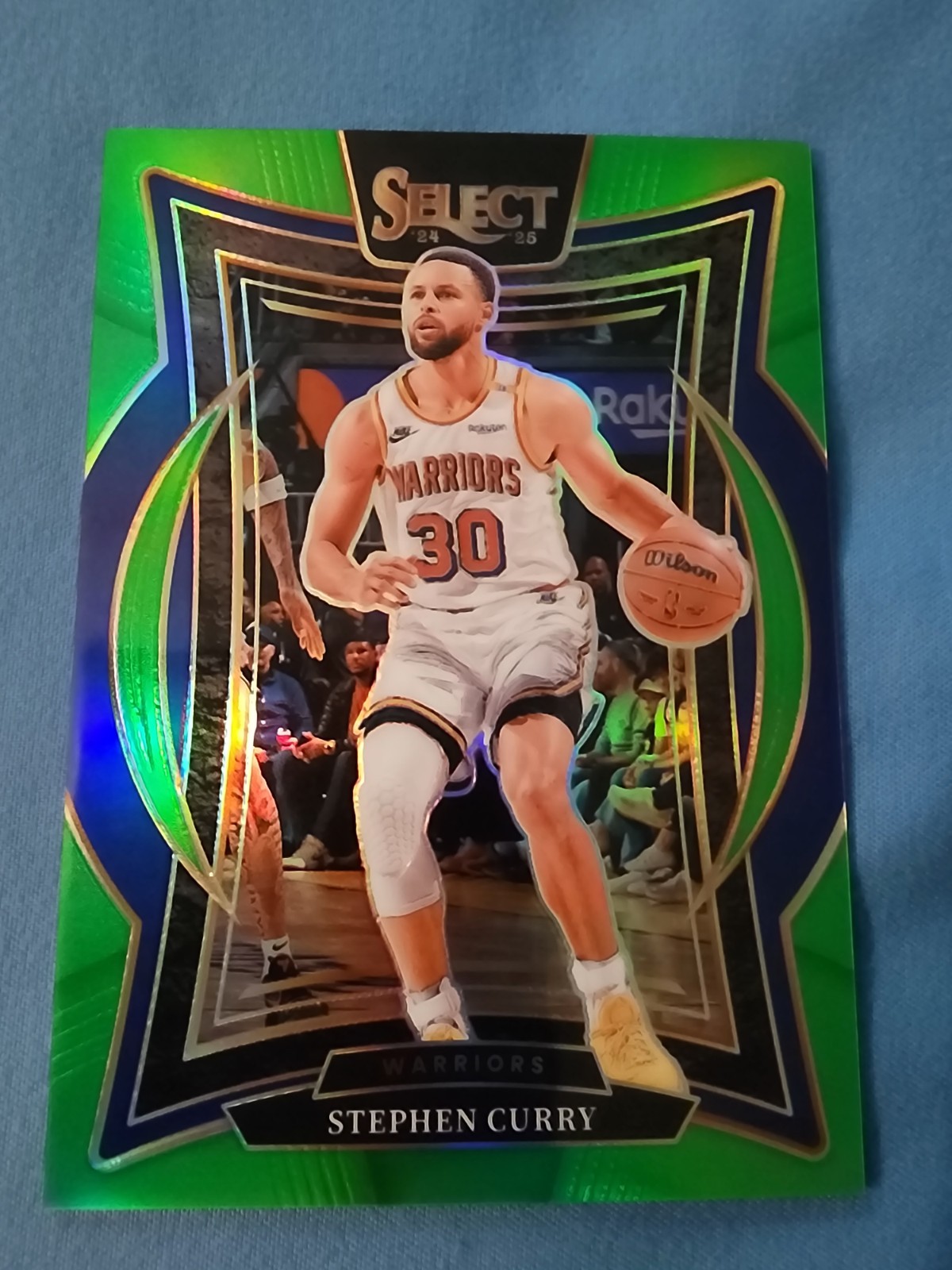 2024-25 Panini Select - Concourse Stephen Curry #7 Neon Green Prizm /75