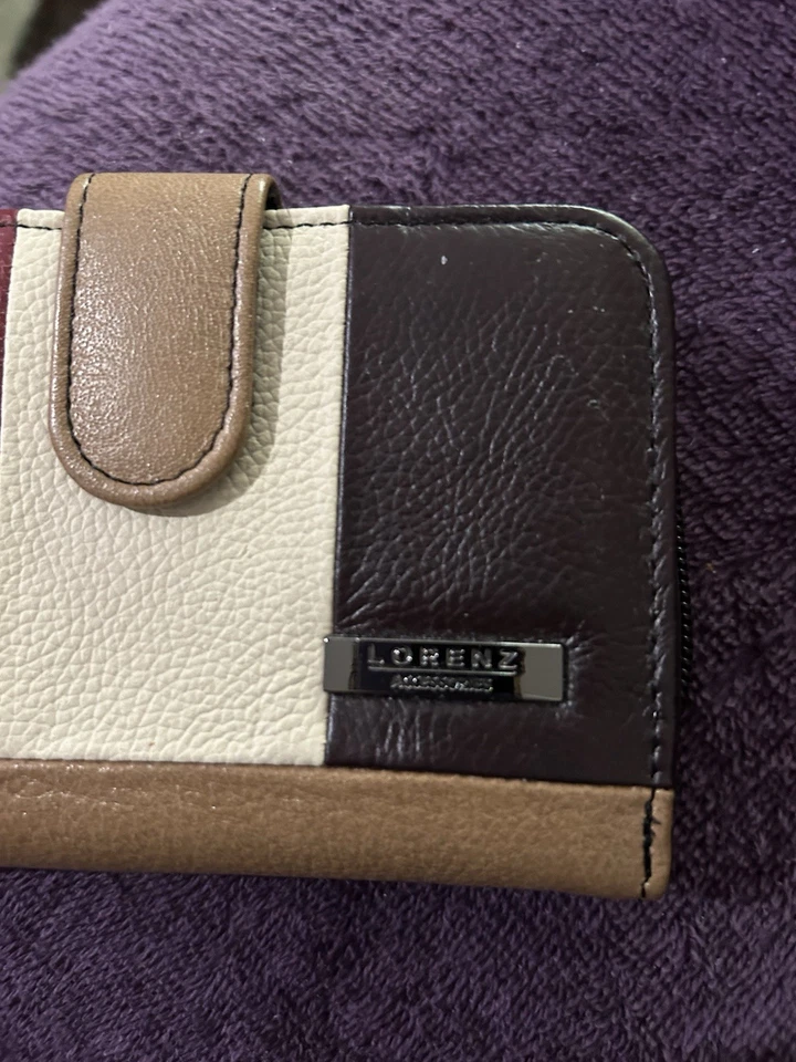 LORENZ 配件皮革三色钱包 — 第 3/4 张图片