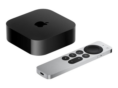 Apple TV 4K 3.Gen (2022) Wi-Fi  Ethernet 128 GB- UK Version + EU Kabel