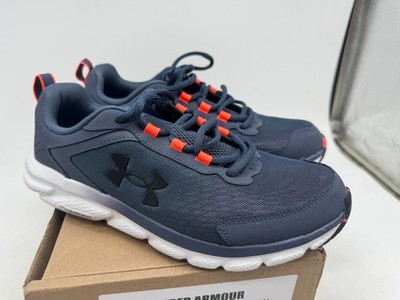 Under Armour Charged Assert 9 Marble Running Sneakers Men's Downpour Gray - 9.5
