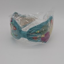 powder modern floral headband in turquoise