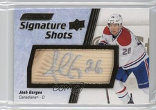 2024-25 Upper Deck Engrained Icons Josh Gorges #SS-JG Auto 11jd