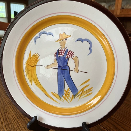 Stangl Pottery RARE COUNTRY Pattern Plate, 11 inches