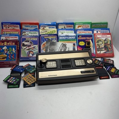 1979 Mattel Intellivision Master Video Game Console- 27 Assorted Games Included