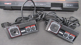 Sega Master System Console Bundle Tested Working 2 Controllers Light Gun 4 Games