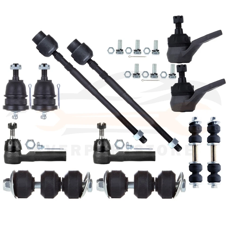 Kit de suspensión de eslabones de barra estabilizadora de barra estabilizadora delantera de 12 piezas para Buick LeSabre 1986-1999 Foto 2 de 4