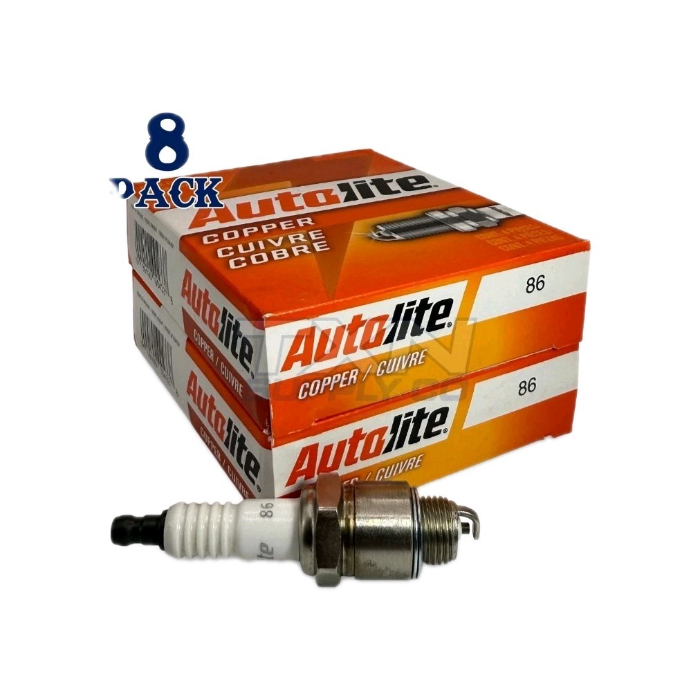 8 Pack Autolite 86 Copper Core Spark Plugs