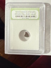 Ancient Roman Widows Mite Sized Bronze Coin c. 50 BC - 400 AD
