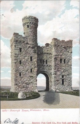 Worcester MA Bancroft Tower 1906