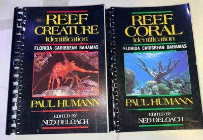Reef Coral & Reef Creature Identification 2nd Ed Humann Deloach Florida Bahamas