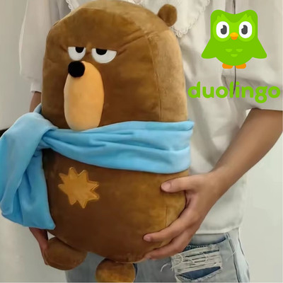 Duolingo Falstaff 40CM Plüschtier Süß Weihnachten Kinder Geschenk Spielzeug