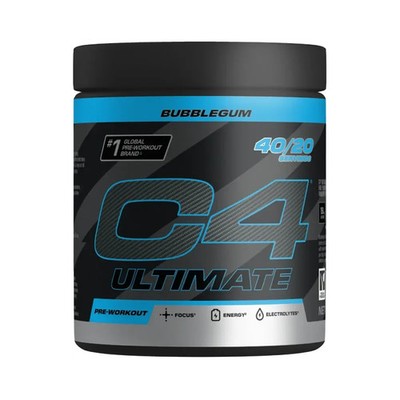 Cellucor C4 Ultimate Bubblegum 380g / 40-20 serv 10/27 + vegane Samples