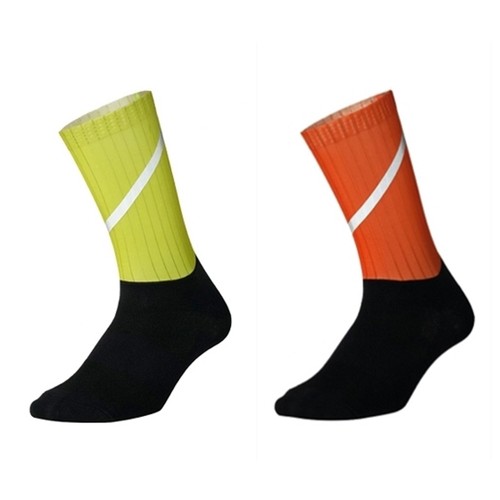 Reflective Road Cycling Socks Bicycle Bike Riding Sports Athletic Socks XC Grey - Picture 158 of 200