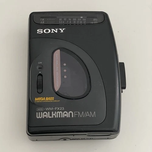 Sony Walkman WM-FX23 Portable Cassette Player FM/AM [WORKS, Needs New Belt]