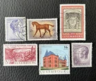 Lot of 6 Antique Luxembourg Stamps Various Year - Stamps E69