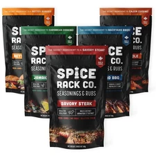 Christmas Gifts BBQ Seasonings Rubs Smoking Grilling Spices Set Men Cook Dad