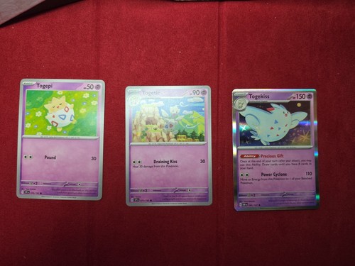 Togepi 70/191, Togetic 71/191, Togekiss 72/191 - Surging Sparks
