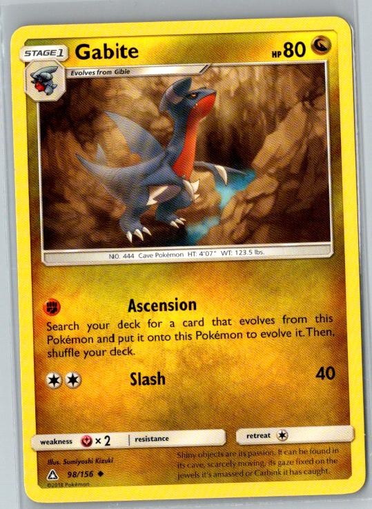 Gabite Ultra Prism Non-Holo Pokémon TCG