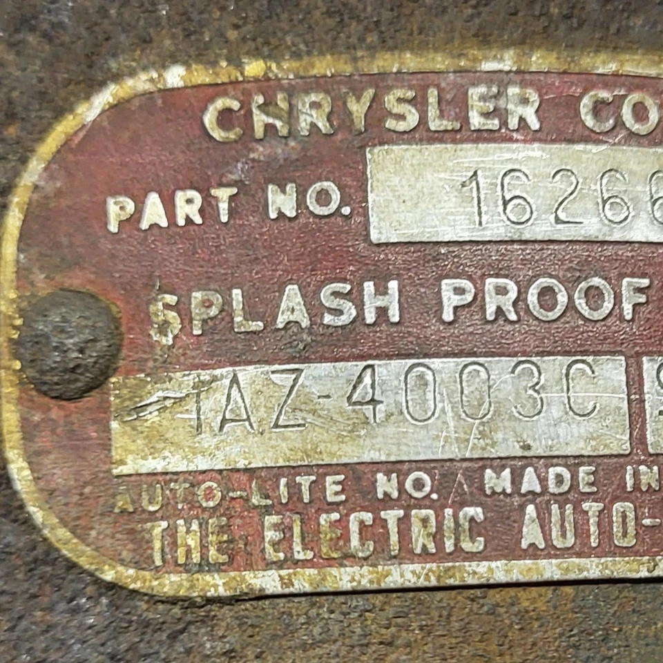 Dodge Coronet Plymouth Fury Savoy 1955 V8 distribuidor Hemi 1AZ-4003C 1626656 OEM Foto 2 de 4