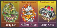 Shifty Sean Molten Mike Grisly Gus 1999 Morbid Monsters 3 Card Lot