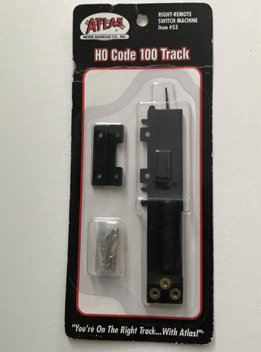 Máquina de interruptor remoto para mano derecha Atlas 0053 HO Code 100 Track | Condition: New