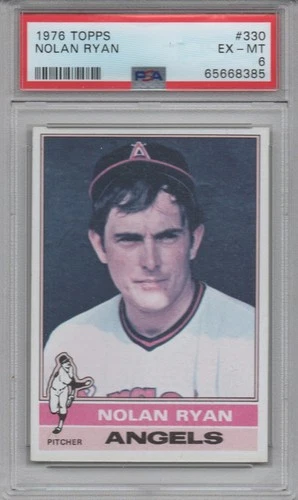 1976 Topps Nolan Ryan #330 PSA 6 EX-MT Angels HOF