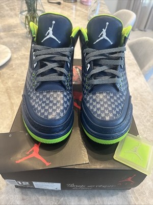 Nike Air Jordan 3 Retro Mache Seattle Seahawks Custom 12th Man Super 