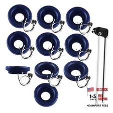 2 inch Rubber Grommet for Trailer Marker/Clearance LED Light with 2 Prong