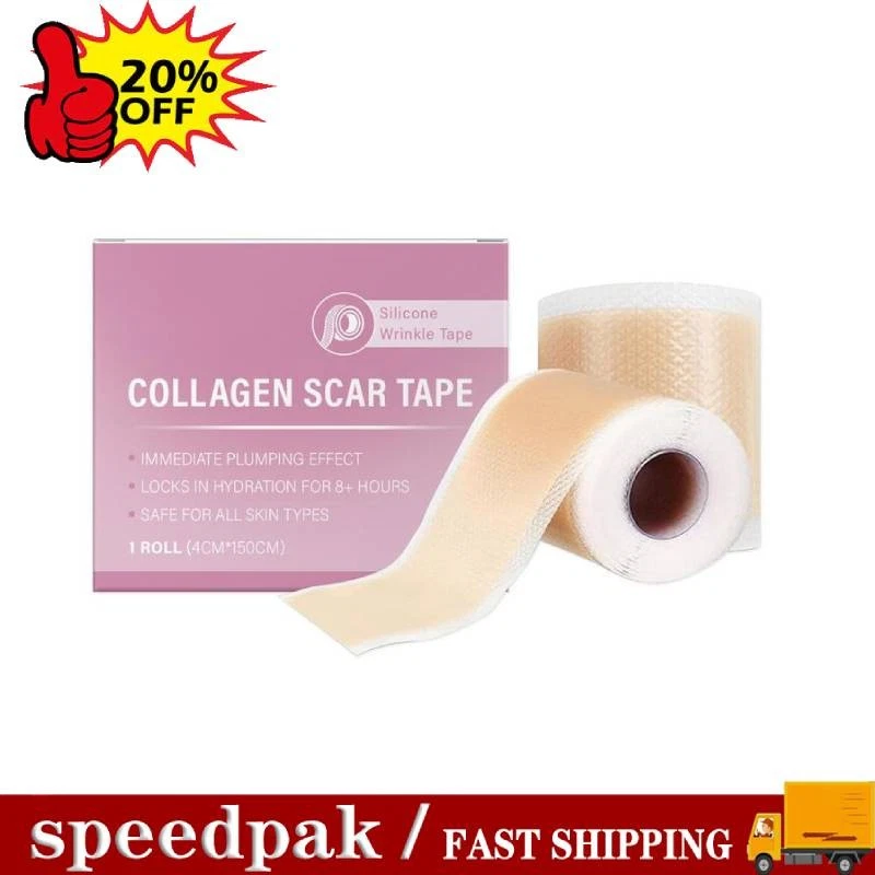 1-3x Collagen Scar Tape For Face, Losveo Silicone Scar S heets For Face Wrinkles - Image 2 of 4