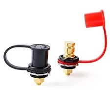  250A Battery Kit, 3/8 Inches Stud Remote Jumper Terminals with Charging Post