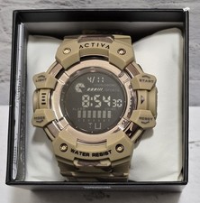Activa X Invicta Digital Essentials Unisex 50mm Watch ACW8050MC-012 Beige Camo