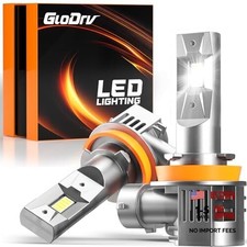 2026 Upgraded H 11 LED Light Bulbs for Cars, 6500K Cool White, H11/H8/H9
