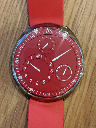 Ressence Type 1 Slim Red Limited Edition 42mm Titanium Watch