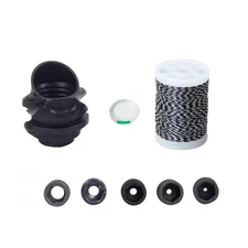 SOPOGER Archery 37/45 Hooed Degree Peep Sight Kit 6X 8X Clarifier and 5 Size Ape