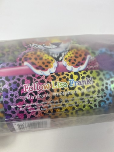 Morphe X Lisa Frank Makeup Set Cosmetic Brushes Bag Bright Neon Tiger NEW - Picture 5 of 8