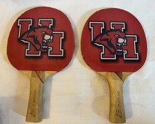Houston Cougars Ping Pong Pair Of Paddles